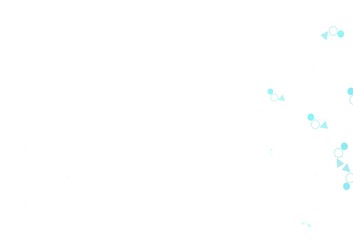 Light Blue, Yellow vector layout with circles, lines.