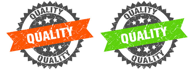 Obraz premium quality band sign. quality grunge stamp set
