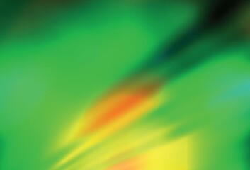 Light Green, Yellow vector blurred template.