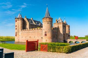 Old medieval castle in Netherlands