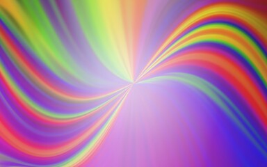 Obraz premium Light Pink, Green vector blurred shine abstract background. An elegant bright illustration with gradient. Background for designs.