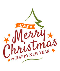 merry christmas lettering