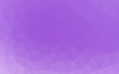 Light Purple vector abstract polygonal cover.