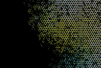 Dark Green, Yellow vector template with square style.