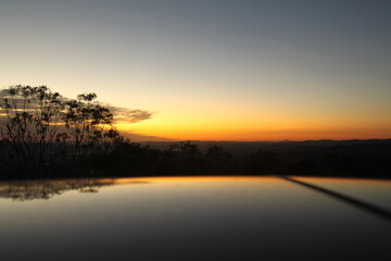 Sunrise over mountains