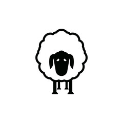 Sheep icon design template vector isolated illustration