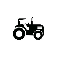 Tractor icon design template vector isolated illustration