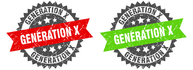 generation x band sign. generation x grunge stamp set
