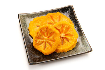 新潟県佐渡産の、あんぽスライス柿