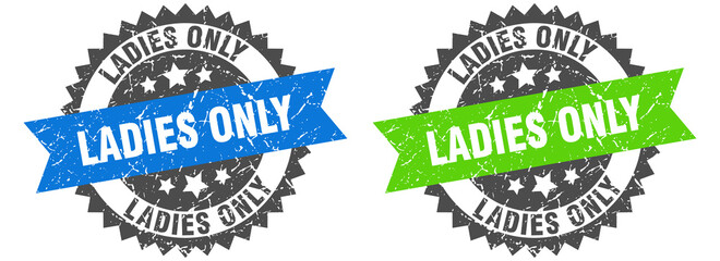 ladies only band sign. ladies only grunge stamp set