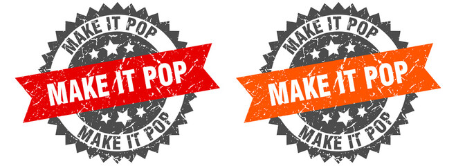 make it pop band sign. make it pop grunge stamp set
