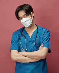 Asian male surgeon 