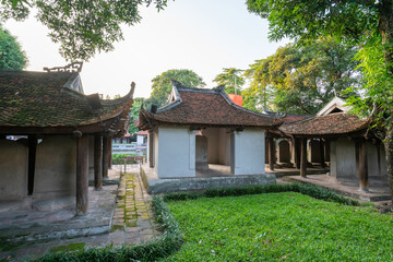 Old buildings in Temper of Literature ( Van Mieu ) - Vietnam first national university, was built in 1070