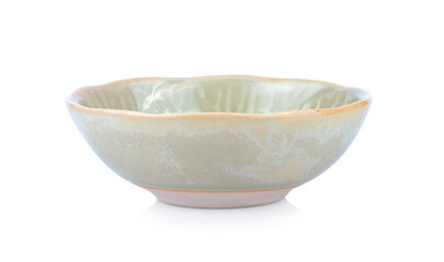 ceramic bowl isolated on white