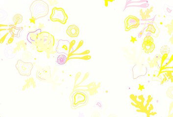 Fototapeta premium Light Multicolor vector texture with abstract forms.