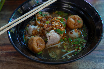 Tom Yam Moo, Thai pork noodles