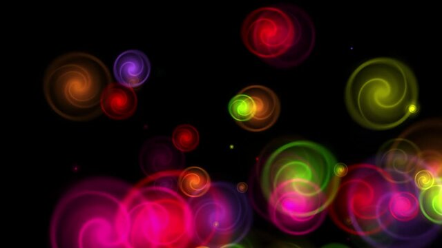 festive celebrations party particles colorful abstract background