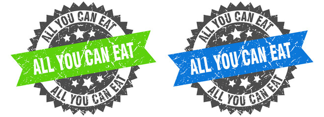 Obraz premium all you can eat band sign. all you can eat grunge stamp set