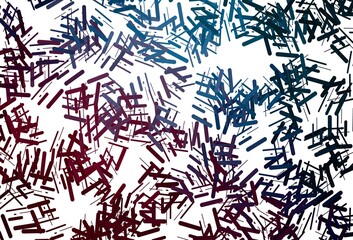 Dark purple vector texture with colorful lines.