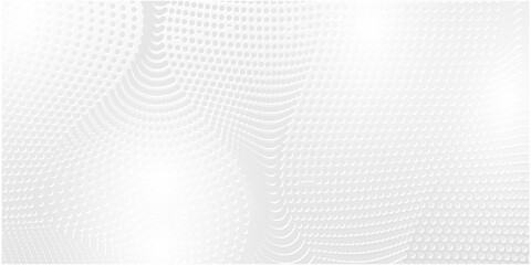 Abstract grey background poster with dynamic waves. technology network Vector illustration..