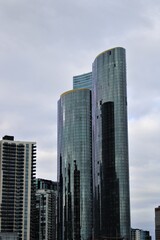 Fototapeta premium skyscrapers in the city