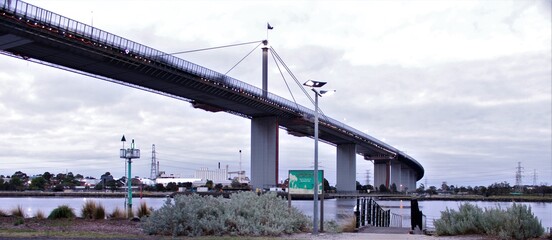 bridge over the river