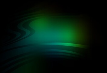 Dark Green vector abstract bright texture.