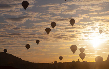 Cappadocia's major tourist attraction - balloon flight. Cappadocia is known around the world as one...