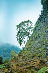 Amazing mountain landscape at Ha Giang province. Ha Giang is a northernmost province in Vietnam