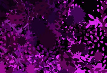 Obraz na płótnie Canvas Dark Pink vector texture with abstract forms.