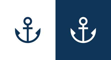 Ship anchor icon illustration isolated vector sign symbol