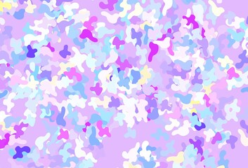 Light Blue, Green vector background with abstract shapes.