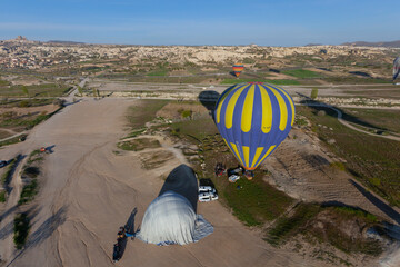 Cappadocia's major tourist attraction - balloon flight. Cappadocia is known around the world as one...