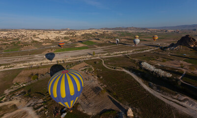 Cappadocia's major tourist attraction - balloon flight. Cappadocia is known around the world as one...