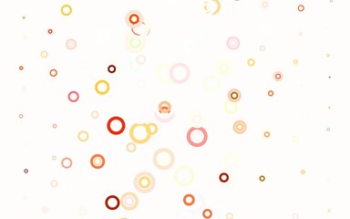 Light Multicolor vector layout with circle shapes.