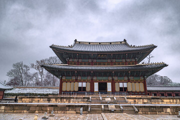 Fototapeta premium Injeongjeon-Changdeokgung Palace in -Seoul, Korea