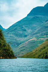 Amazing mountain landscape at Ha Giang province. Ha Giang is a northernmost province in Vietnam