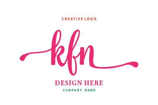 KFN lettering logo is simple, easy to understand and authoritative