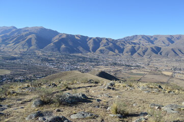 landscape with mountains