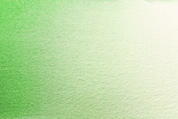 Abstract art background green and white colors. Watercolor painting on canvas.