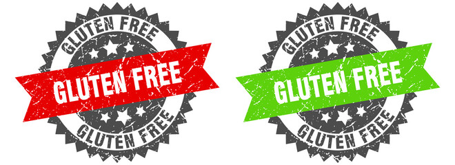 gluten free band sign. gluten free grunge stamp set