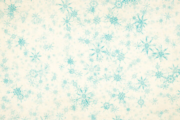 snowflakes on paper texture