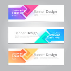 Vector abstract design background texture banner template.
