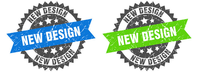 Obraz premium new design band sign. new design grunge stamp set