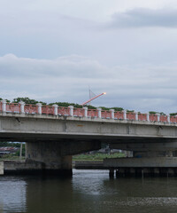old bridge over the river