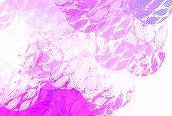Obraz premium Light Pink vector pattern with random forms.