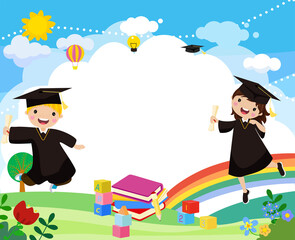 children with books
