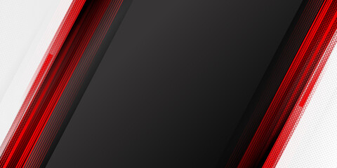 Black red and white abstract contrast background. Black red white business corporate background design with contrast style. Template corporate concept red black grey and white contrast background.