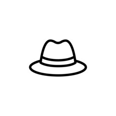 hat logo vector icon
