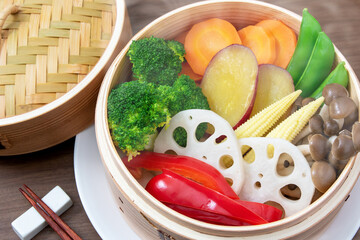 野菜のせいろ蒸し